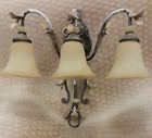 5177-3-29 Wall Sconce " 3 Bronze Cristallo Midnight Light "cristal