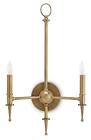 5188 Currey Company Wall Sconce Amp Stanhope Traditional 2 Light Antique Br 100014084161