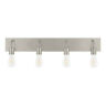 51893 Hampton Bay Northvale Brushed Nickel Bathroom Vanity Light 058219518939