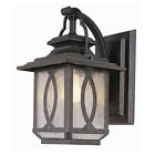 5190 Trans Global Lighting Estate 1 Light Small Outdoor Wall Sconce Burnished Rust 736916523479