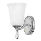 5280pn Hinkley Lighting Blythe Bathroom Sconce With Frosted Glass 640665528015