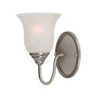 54-4015 Hardware House Lt Saturn Wall Light Satin Nickel