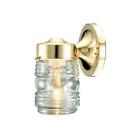 54-4361 Hardware House Jelly Jar Wall Light Polished Brass