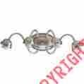 5403-4-065 Quorum International Satin Nickel 4 Light Bathroom Vanity 5403-4-065 Quorum International Satin Nickel 4 Light Bathroom Vanity