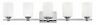 54625cm Hinkley Lighting Five Light Bath Karlie Vanity In 640665546392