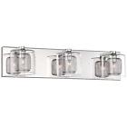 554824 Etcd Euro Design Zatara Wide Chrome Bath Light 717972105069