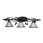 55802-blk Woodbridge Lighting 3 Light
