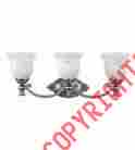 5583pl Francoise Hinkley Lighting Bath 3 Light In Polished Antique Nickel Metal 640665558326
