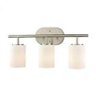 57132-3 Elk Lighting Pemlico Light Vanity In Satin Nickel 748119114422 57132-3 Elk Lighting Pemlico Light Vanity In Satin Nickel 748119114422