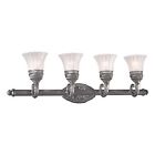 5764-2560-84 Lavery Nickel Minka Light Wall Europa 4 Brushed Bathroom Sconce