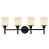 588236 Design House Aubrey Matte Black Vanity Light 044321009397