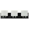 588418 Design House Dove Creek Matte Black Bath Light 044321014292