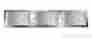 5923cm Daphne Hinkley Lighting Vanity 3 Light Bubble Art Glass Fixture Chrome