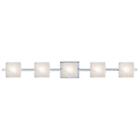 5ws-7873gl-led-cr Besa Lighting Paolo Chrome Led Bath Vanity With 767893085650