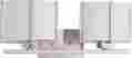 60-4342 Nuvo Lighting Brushed Nickel Energy Star 2 Light Vanity Bath Wall With Gray Fabric Shade 18.5 045923643422