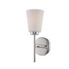 60-5211 Nuvo Lighting Benson Bathroom Sconce Frosted Glass Shade 045923652110