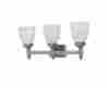 45923605932 60-593 4524661s Unbranded 3 Light Triumph Bathroom Nuvo Lighting Brushed Nickel High Quality
