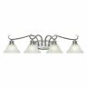 6005-ba4 Pw Golden Lighting Lancaster Pewter Bath Fixture 844375003095