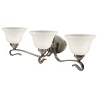 6016-3 Lpw Vanity 3-lamp Brushed