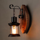 607841455244 Susuo Loft Wall Light Metal Glass Lantern Single