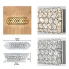 607994285637 Sparksor Modern Luxury Crystal Wall Light Chrome Finish