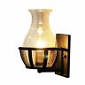 608119278701 Jinyuze Retro Rustic Wall Sconce Light With Clear