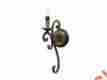 6095-1wgp Golden Lighting A Pair Of Alante Pecan Light Wall Sconces 6095-1wgp Golden Lighting A Pair Of Alante Pecan Light Wall Sconces