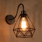 615855049083 Susuo Vintage Industrial Wall Sconce Light Lamp Cage