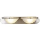 617617 Monument Contemporary Vanity Fixture Brushed Nickel In 076335088433