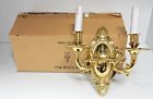 622-pb Crystorama Two Light Polished Brass Cast Wall Mount 633779001680