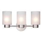 6227900 Westinghouse Sylvestre Interior Wall Fixture Brushed Nickel 030721622793