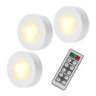 629768409445 Unbranded Pack Led Puck Under Cabinet Closet Lights