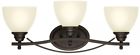 6303400 Westinghouse Vanity Light Wall Mounted Frosted Glass Shade 0024034630347