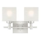 0240342 63039 Westinghouse Wesinghouse Alexander Indoor Wall Fixture Brushed Nickel 024034630392
