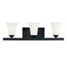 6493-04 Livex Lighting Providence Black Incandescent Wall Vanity Light 847284025653