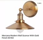6960183 65192 Mercana Modern Wall Sconce With Gold Finish 696018651923