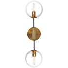 6960184 65335 Mercana Industrial Wall Sconce With Gold Finish 696018653354