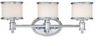 6611499 Cascadia Lighting Carlisle Chrome Drum Vanity Light