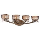 6994-271 La Monarch Bronze Light Bohem Wall Modern Lavery Bath 4 Sconce Minka