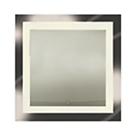 70086ledd-mir Access Lighting Square Led Anti-fog Mirror Ribbed Opaliner Electronic Dimmable On-off Switch 641594204049