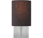 700wssblrns Lighting Designer Sconce Tech Brown Sable Light Nickel Wall