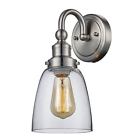 70831 Bn Trans Globe Lighting Jennifer Brushed Nickel Wall 736916662154