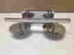 72192 72192pc Plc Lighting 2 Light Vanity Rigga Collection Polished Chrome Finish Gg