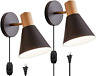 744759278371 Clankin Plug In Wall Sconces Pack Of For