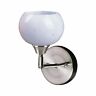 102-1wh 748119102290 Elk Lighting Mela Collection Single White Round Globe Nickel Silver