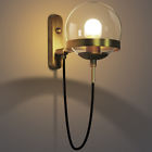 761780095487 Toplightshop Vintage Industrial Glass Globe Shade Wall Lamp
