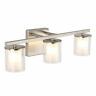 Nickel17.9 779584495402 Joosenhouse Glass Vanity Light Fixtures Inch Farmhouse Bathroom