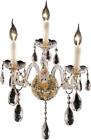 7829w3g-sa Euroluxhome Wall Sconce Alexandria Traditional Gold Black Swarovski 616524364186