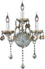 7853w3gt-gt-ss Euroluxhome Wall Sconce Verona Traditional Golden Teak Swarovski 616524366265