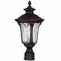 7855-07 Livex Lighting Oxford 1 Light Outdoor Post Head Bronze Wall Porch Lights 847284037717